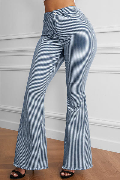 Mile High Pinstripe Bell Bottoms