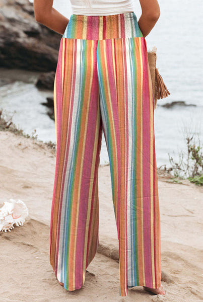 Rainbow Smocked Pants