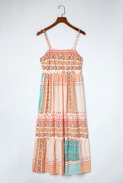 Boho Patchwork Sun Dress