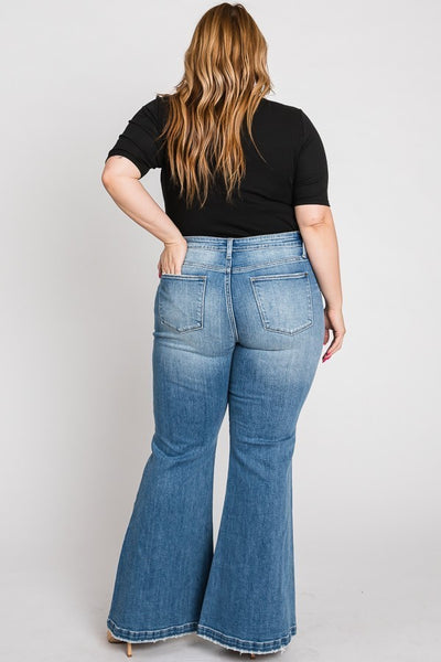 Curvy Super High 70’s Flare Jeans