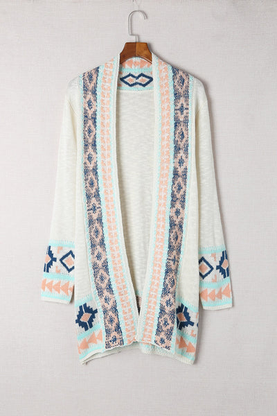 Apricot Aztec Cardigan