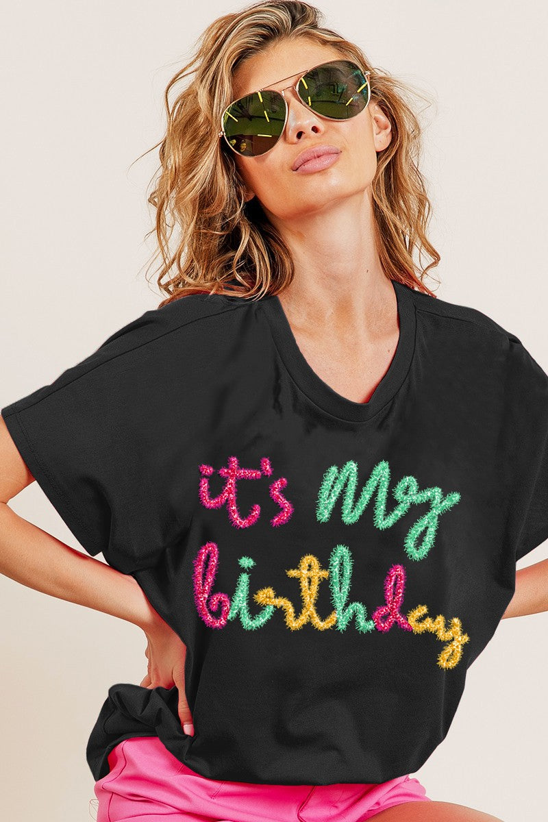 Rainbow Sparkle Birthday Top