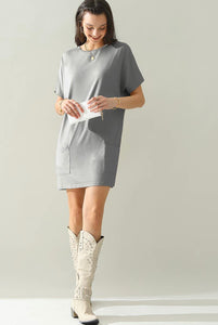 Chic Gray Tunic Top