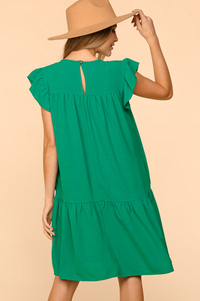 Kelly Green Pocket Dress